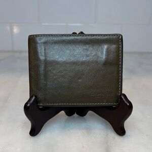 Coach Billfold Compact Smooth Leather Men's Wallet